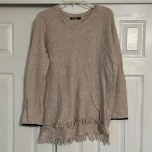 Nic & Zoe Cream tunic sweater